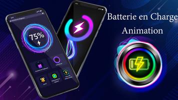 Animation charge batterie 3d Affiche