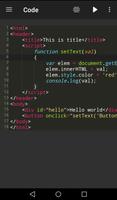 Web Shell (HTML, CSS, JS IDE) الملصق