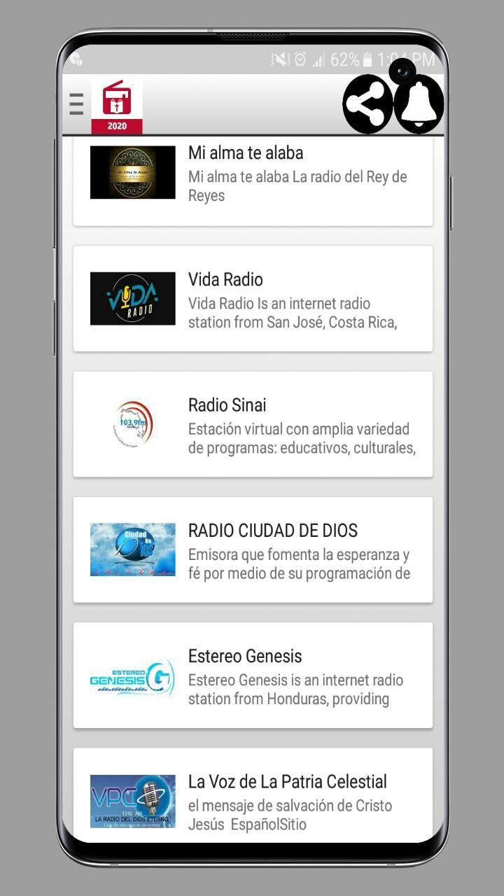 Descarga de APK de RADIO CRISTIANA Y MUSICA ALABANZA EN VIVO 2020 para  Android