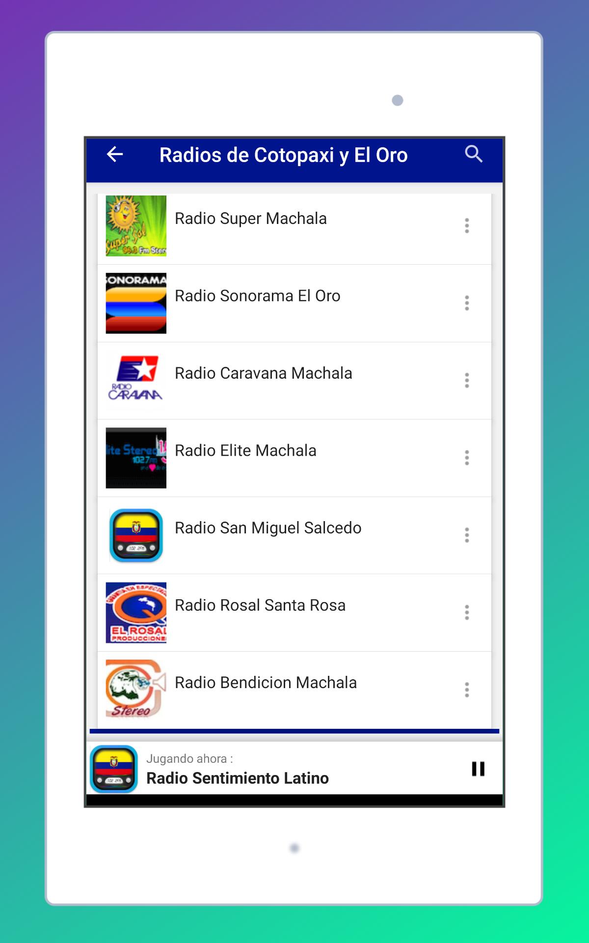 Radios del Ecuador en Vivo + Emisoras de Radio FM for Android APK