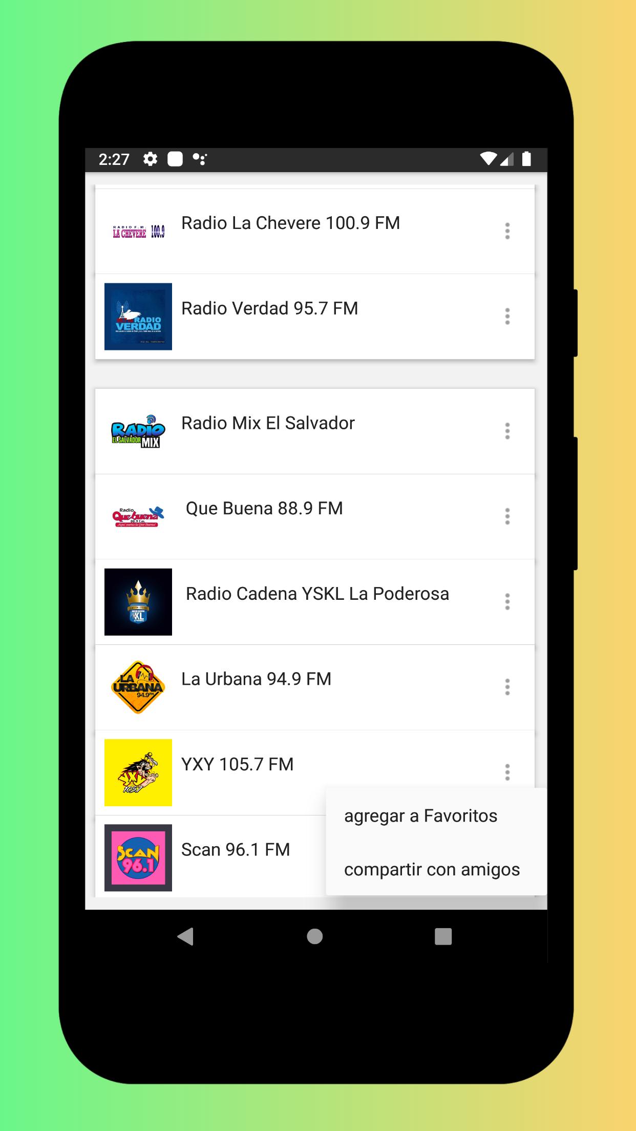 Radios de El Salvador en Vivo - Emisoras de Radio for Android - APK Download