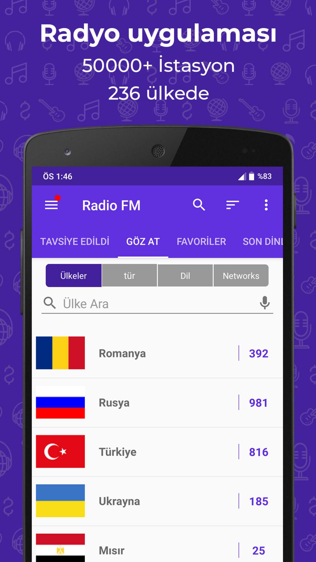 Android İndirme için Radyo FM APK