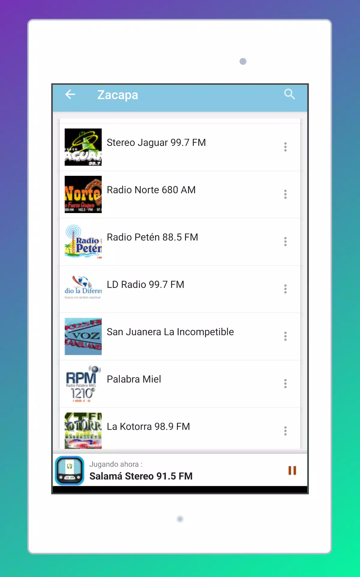 Download do APK de Radios De Guatemala en Vivo FM para Android