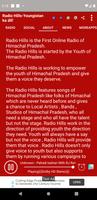 Radio Hills- Youngistan ka dil (Himachal Radio) تصوير الشاشة 3