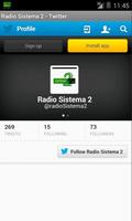 Radio Sistema 2 capture d'écran 3