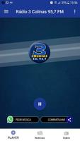 Rádio 3 Colinas 95,7 FM โปสเตอร์