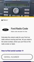 Honda radio code generator تصوير الشاشة 1