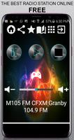 M105 FM CFXM Affiche
