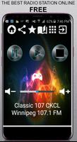 Classic 107 CKCL Winnipeg 107. plakat