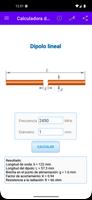 Calculadora de dipolos captura de pantalla 1