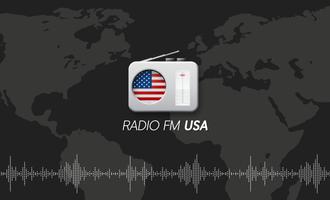 USA Radio - Radio FM USA Listen for free ポスター