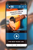 Live Country Line FM Station 24h Player online Poster