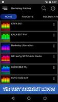 Berkeley California USA Radios poster