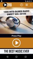 Station de 1000 Oldies Radio Sweet Hits 50s-2000s Affiche