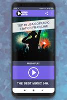 Top 40 – USA Gotradio FM online Player ポスター