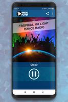Tropical 100 light dance radio station पोस्टर
