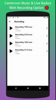 Cameroon Music & Live Radios, Recording Option 🔴 capture d'écran 3