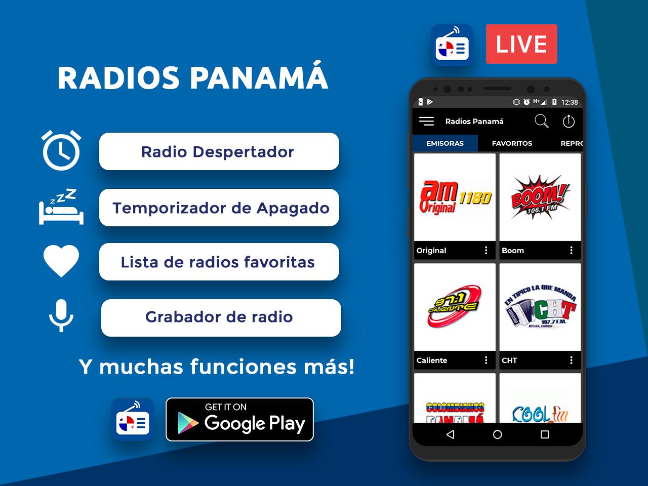 Radios Panamá FM & AM Emisoras de Panamá en vivo for Android - APK Download