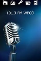 101.3 FM WECO Affiche