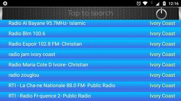 Radio FM Ivory Coast capture d'écran 2
