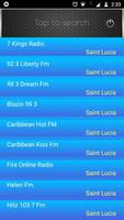 Radio FM Saint Lucia الملصق