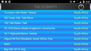 برنامه‌نما Radio FM South Africa عکس از صفحه