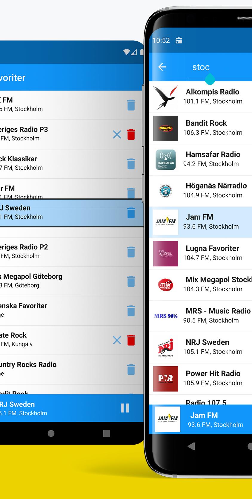 Radio Sverige - Online Radio stations. Free Radio for Android ...