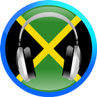 Jamaica radio app: free jamaican radio station آئیکن