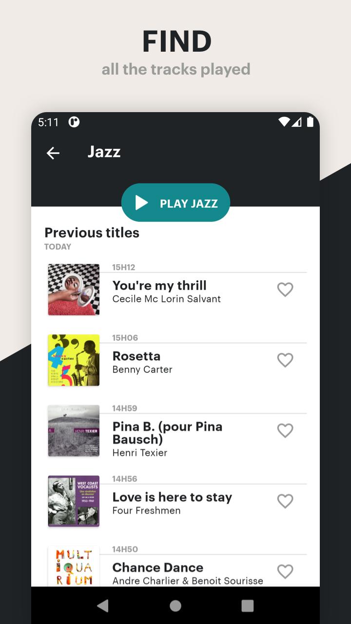 Fip - live radio & music streams jazz rock electro for Android - APK  Download