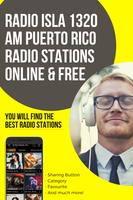 Radio Isla 1320 Am Puerto Rico 🎸📻 capture d'écran 3