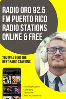 Radio Oro 92.5 Fm Puerto Rico 🎸📻 capture d'écran 3