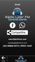 Rádio Líder Coronel Murta capture d'écran 3