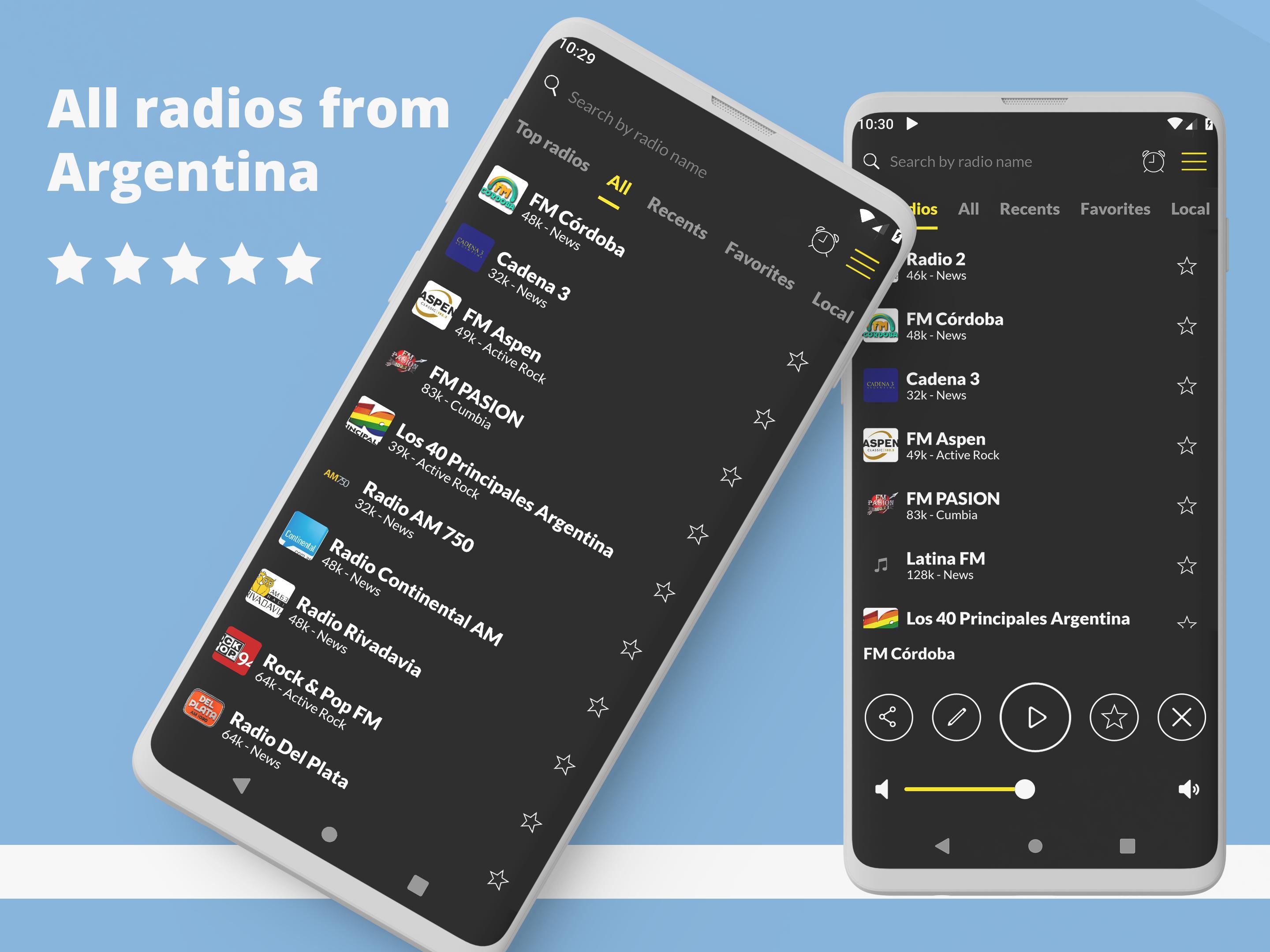 Fm Am Argentina Radio Live Argentinian Radios For Android Apk