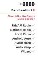French FM radios online poster
