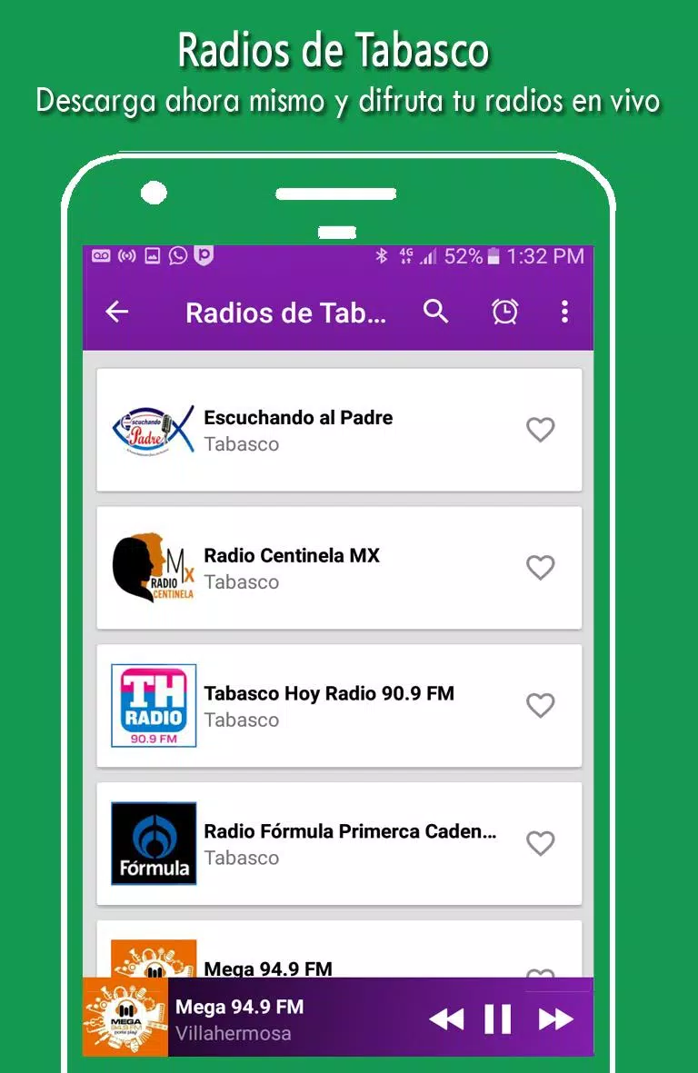 Descarga de APK de Radio de Tabasco para Android