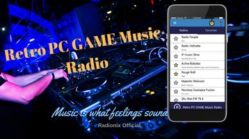 Retro PC GAME Music Radio poster