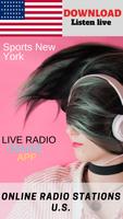 Sports New York ONLINE FREE APP RADIO स्क्रीनशॉट 1