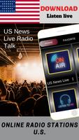 US News Live Radio Talk الملصق