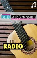 Top 40 Adult Contemporary Music Radio โปสเตอร์