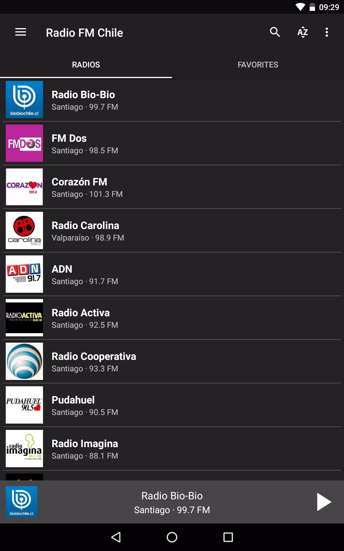 Descarga de APK de Radio FM Chile para Android