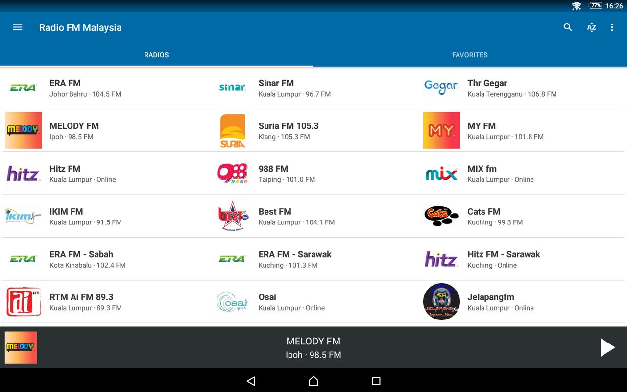 radio fm online malaysia