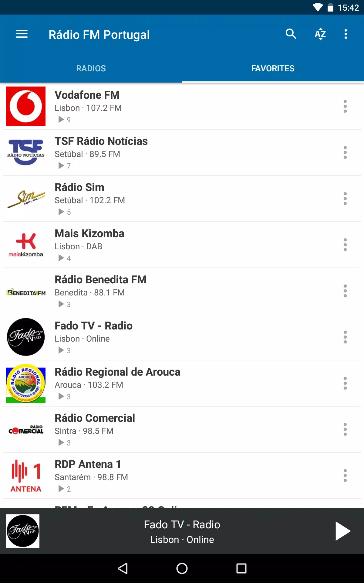 Descarga de APK de Rádio FM Portugal para Android