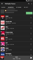 Radio FM France - Apps Radio A capture d'écran 1