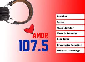 107.5 Amor Radio Miami Amor 107.5 Affiche