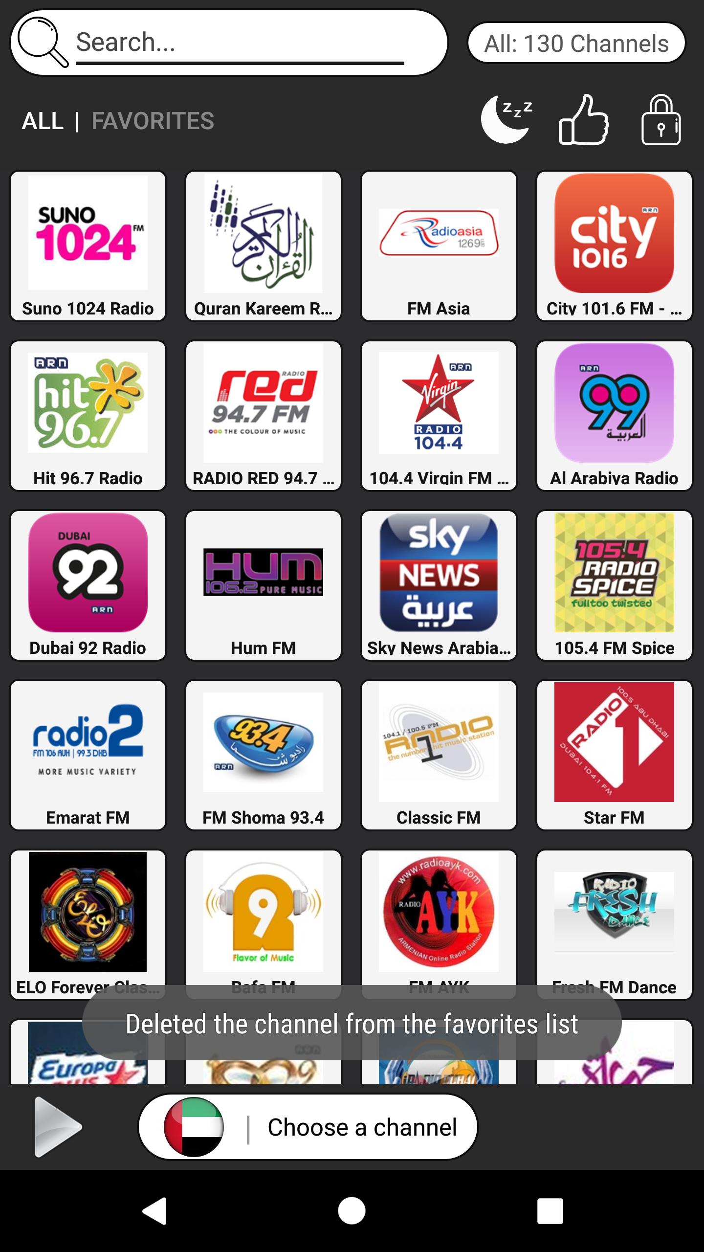 UAE Radio Stations - Free Online AM FM APK voor Android Download