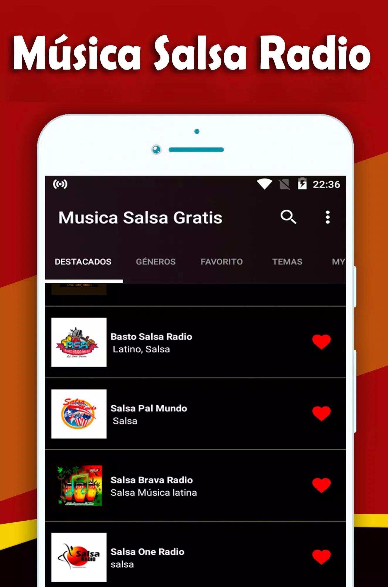 Descarga de APK de Musica Salsa para Android