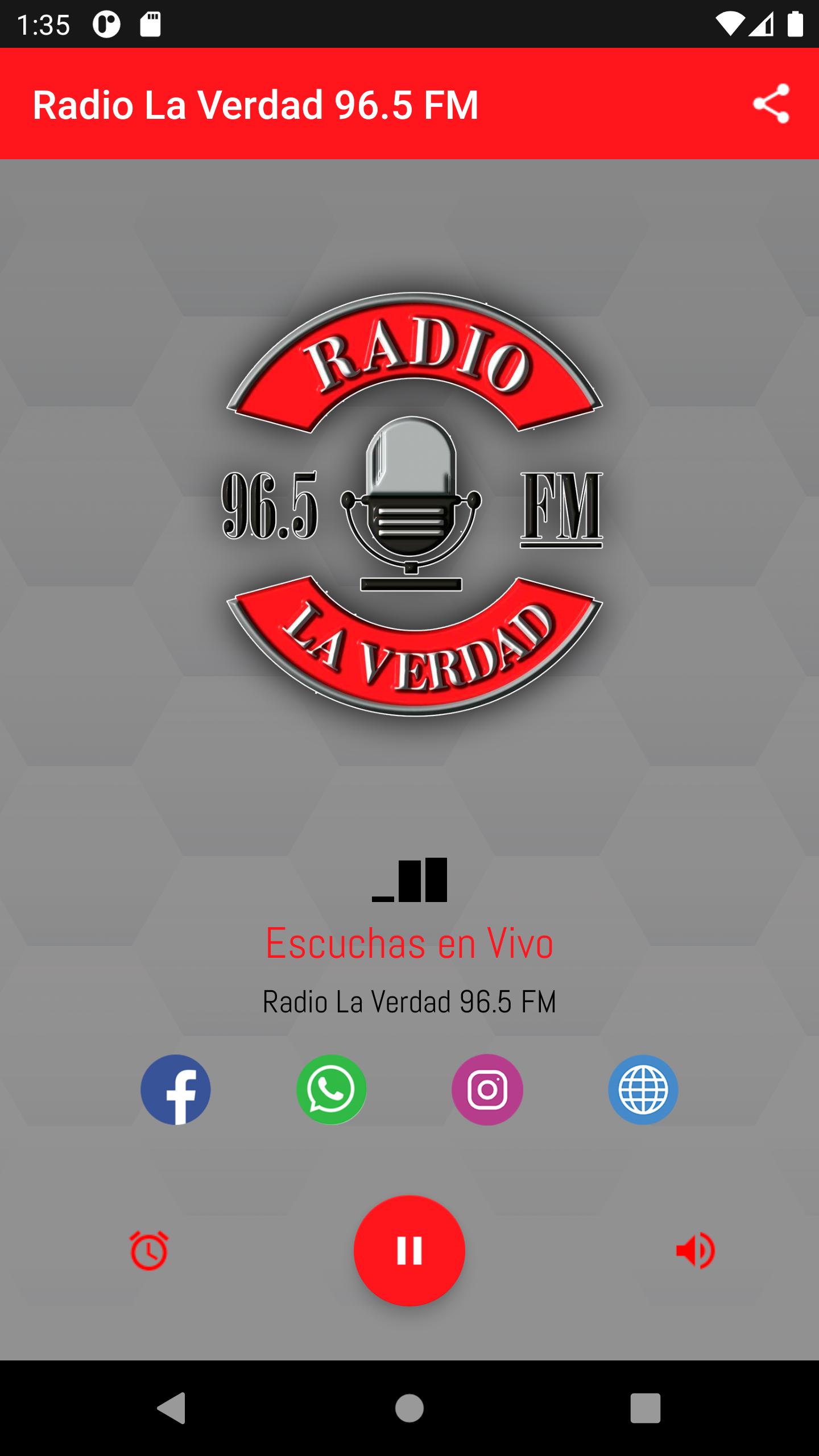 Descarga de APK de Radio La Verdad 96.5 FM - Paraguay para Android