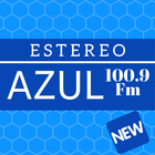 Icona Radio Estereo Azul Estereo Azul Azul Fm 100.9 fm