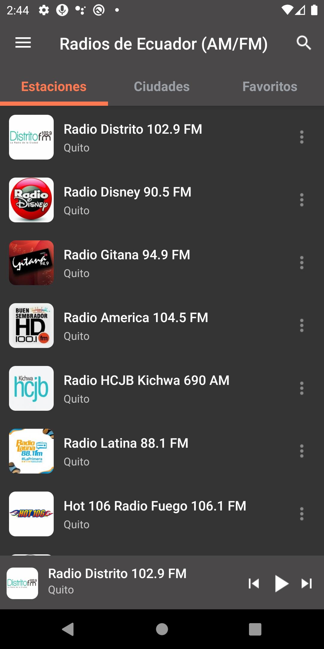 Descarga de APK de Radios de Ecuador (AM/FM) para Android