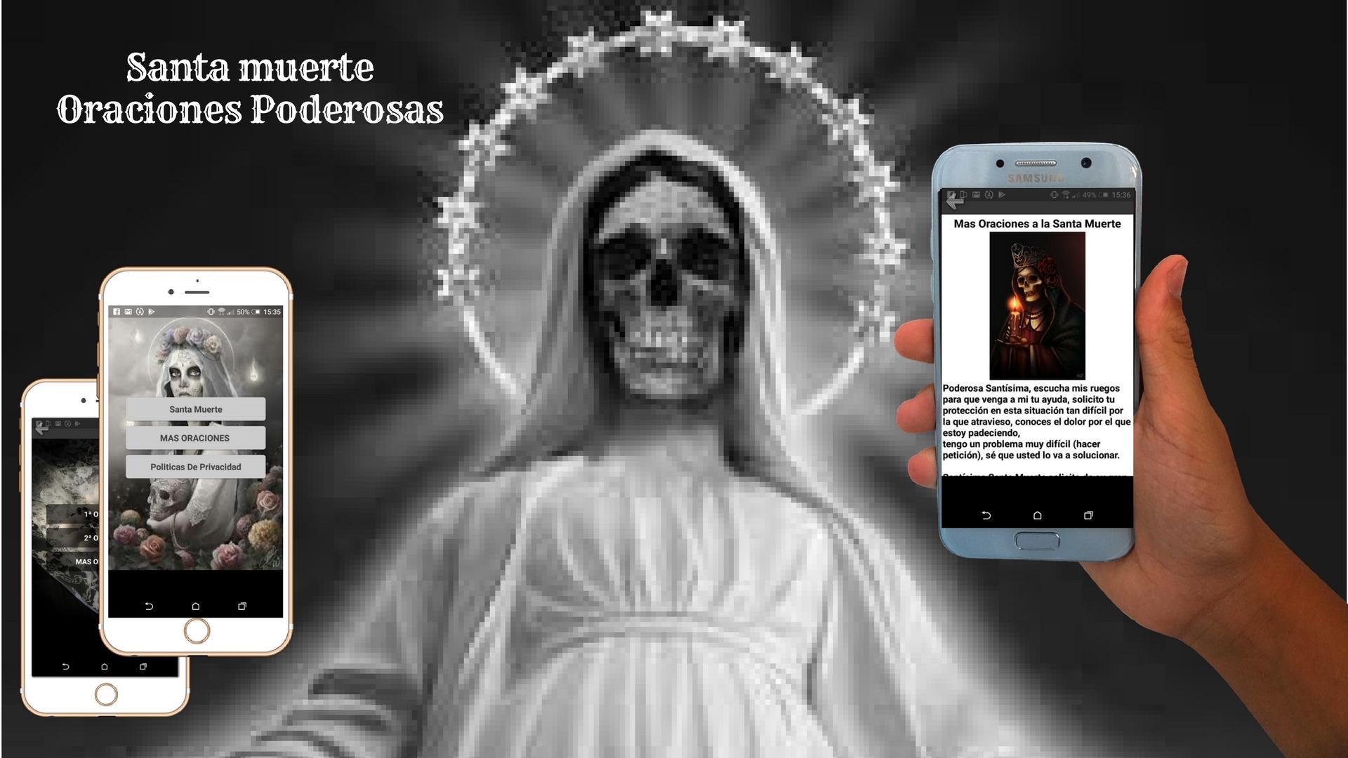 Santa Muerte Oraciones Poderosas screenshot 4.
